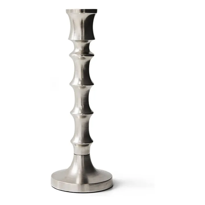 Bougeoir Forged | Argenté- Image produit n°0