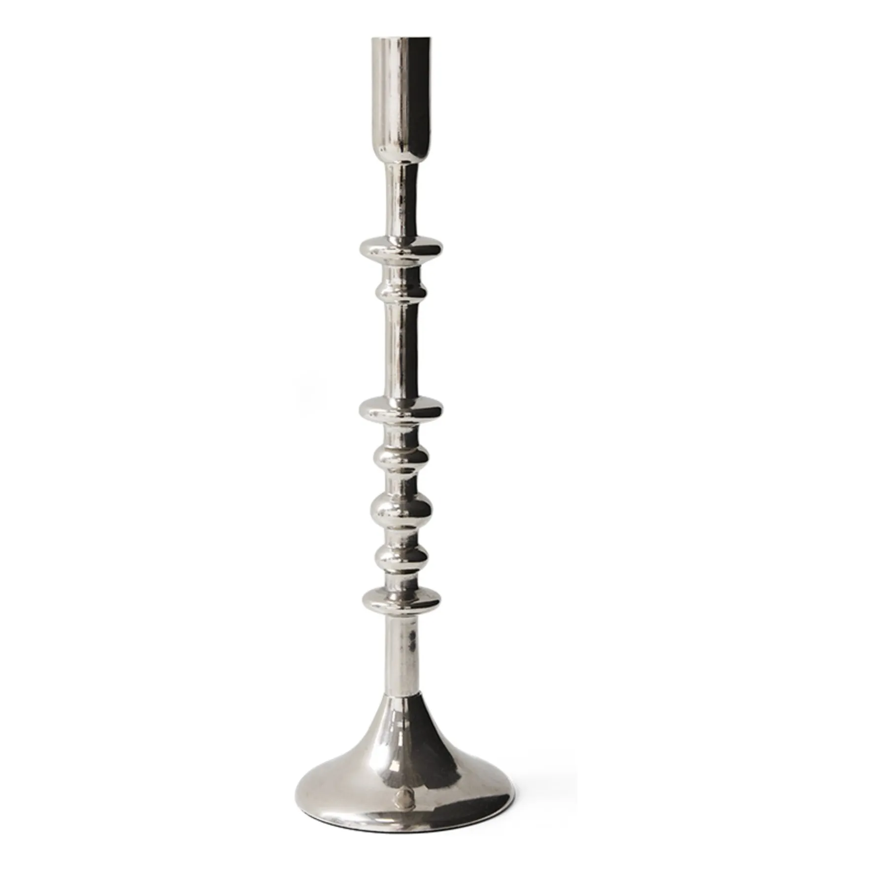 Bougeoir Forged | Argenté- Image produit n°0