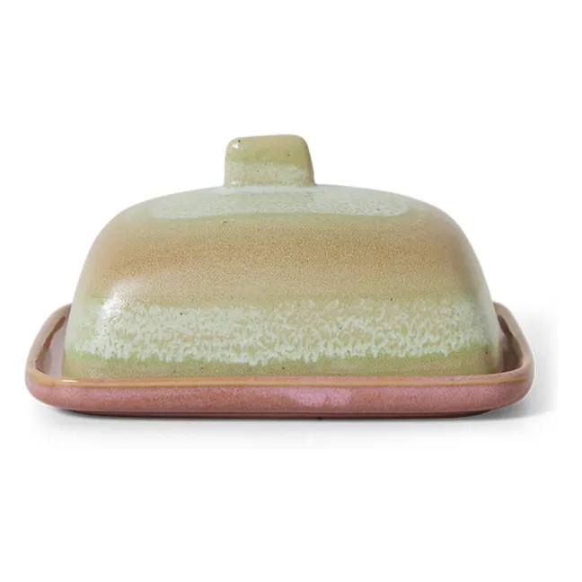 Skyline butter dish | Pale green