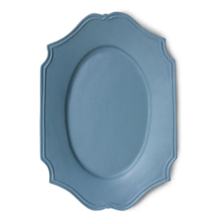 New Classics Soft metal dish | Light Blue- Product image n°2