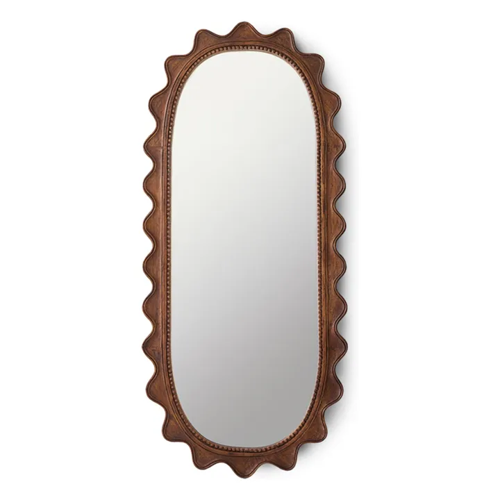 Miroir en bois Ripple | Bois foncé- Image produit n°0