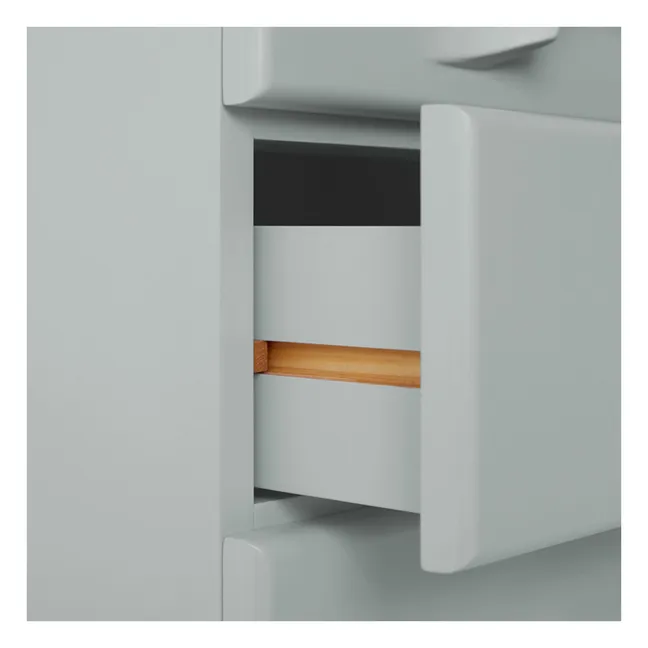 Commode 6 tiroirs | Bleu Clair