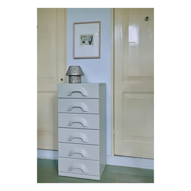 Commode 6 tiroirs | Bleu Clair