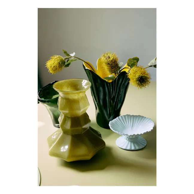 Vase en verre Silhouette | Vert