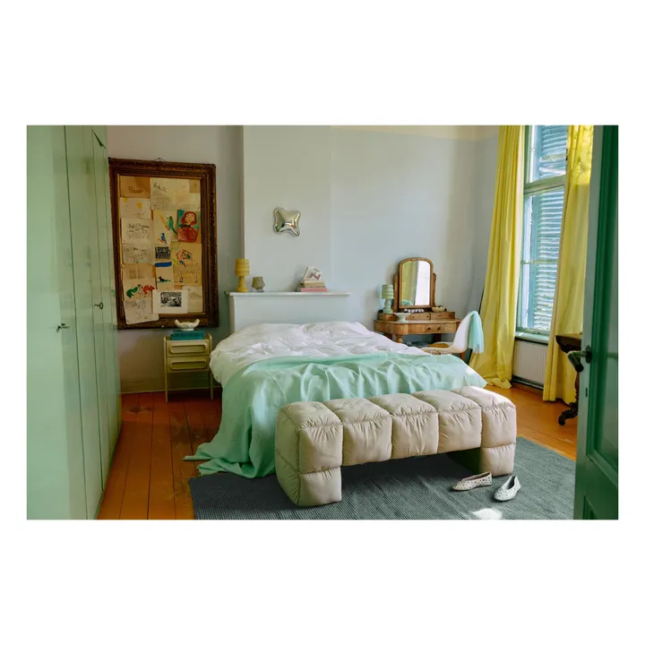 Banc Puffy Lobby | Craie- Image produit n°1