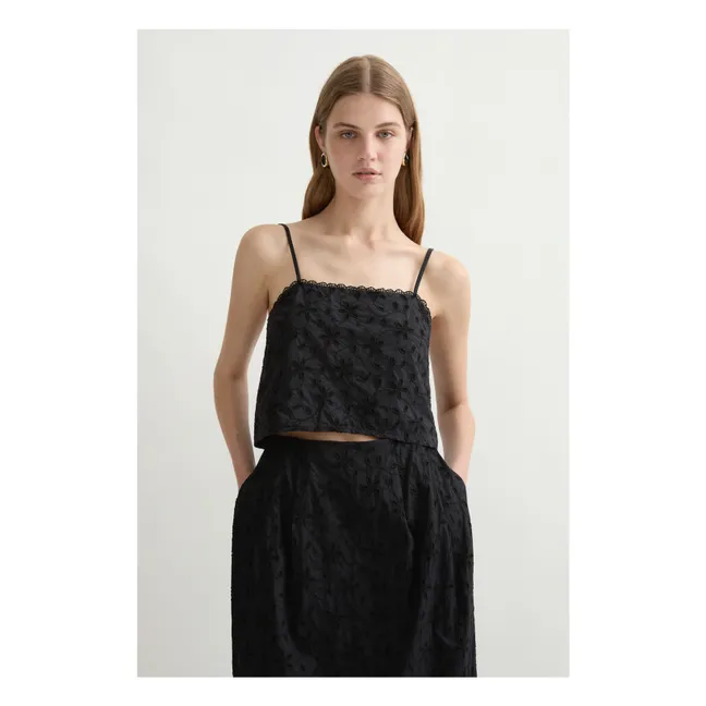 Camiseta de tirantes Salma | Negro
