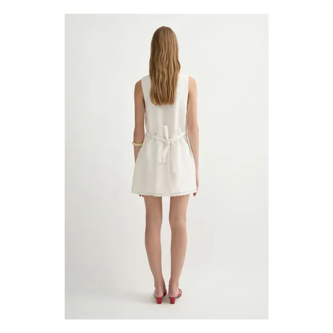 Vestido Effi de lino | Crema