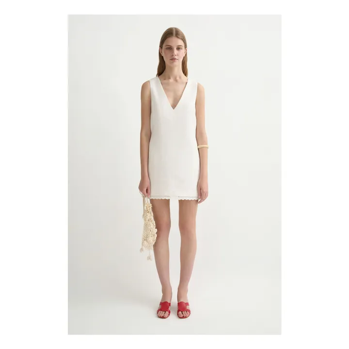 Robe Effi Lin | Crème- Image produit n°1