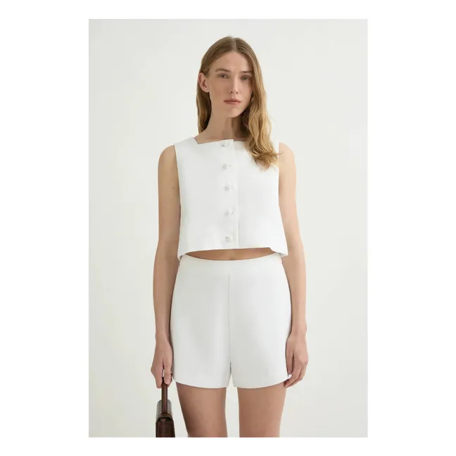 Top Rio Linen | Avorio