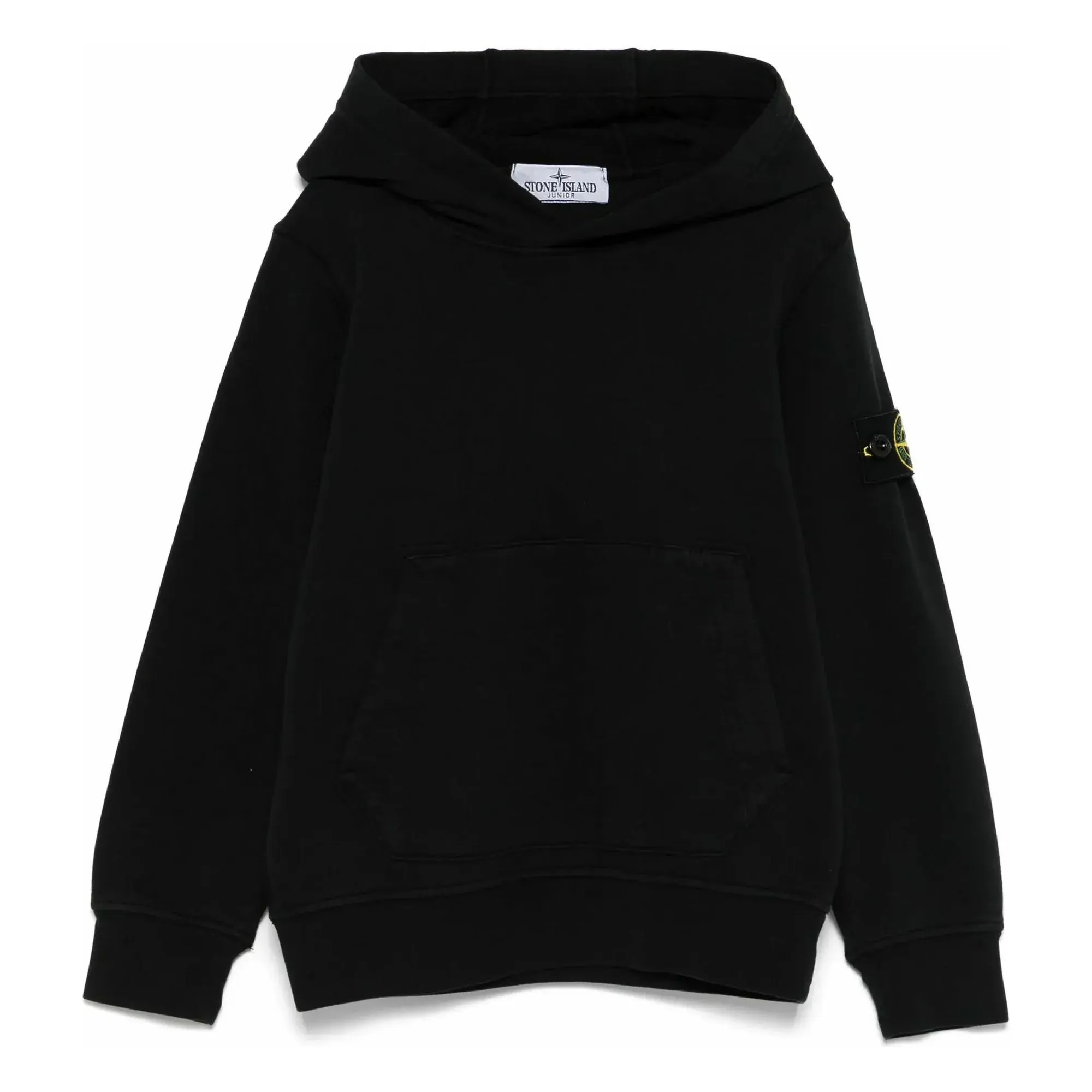 Stone Island Black Logo Hoodie