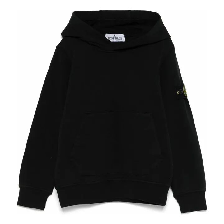 Sweat à Capuche Logo | Noir- Image produit n°0