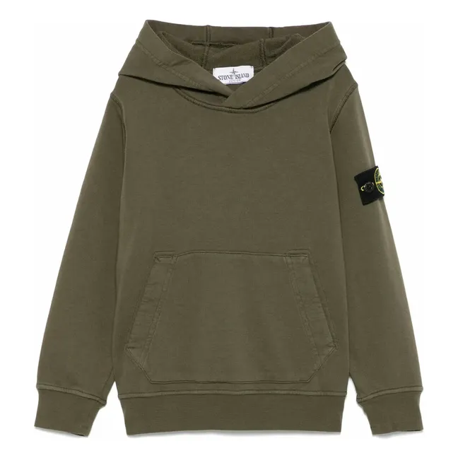Sweat à Capuche Logo | Vert kaki