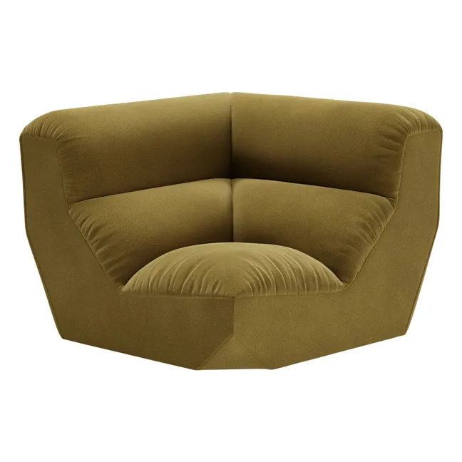 Eckmodul Modulsofa Hi Lo AV55 | Kaki