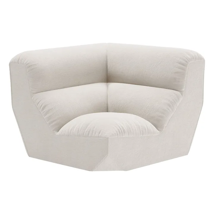 Module d'angle canapé modulable Hi Lo AV55 | Ecru- Image produit n°0