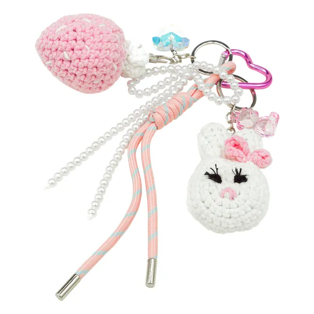 Kit de charms en crochet - Glam Pink