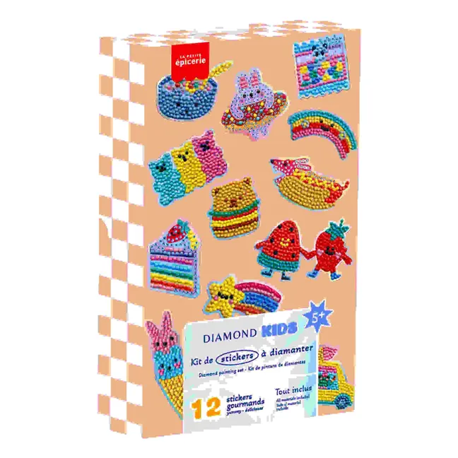 Kit de pintura de diamantes para niños - Pegatinas Yummy