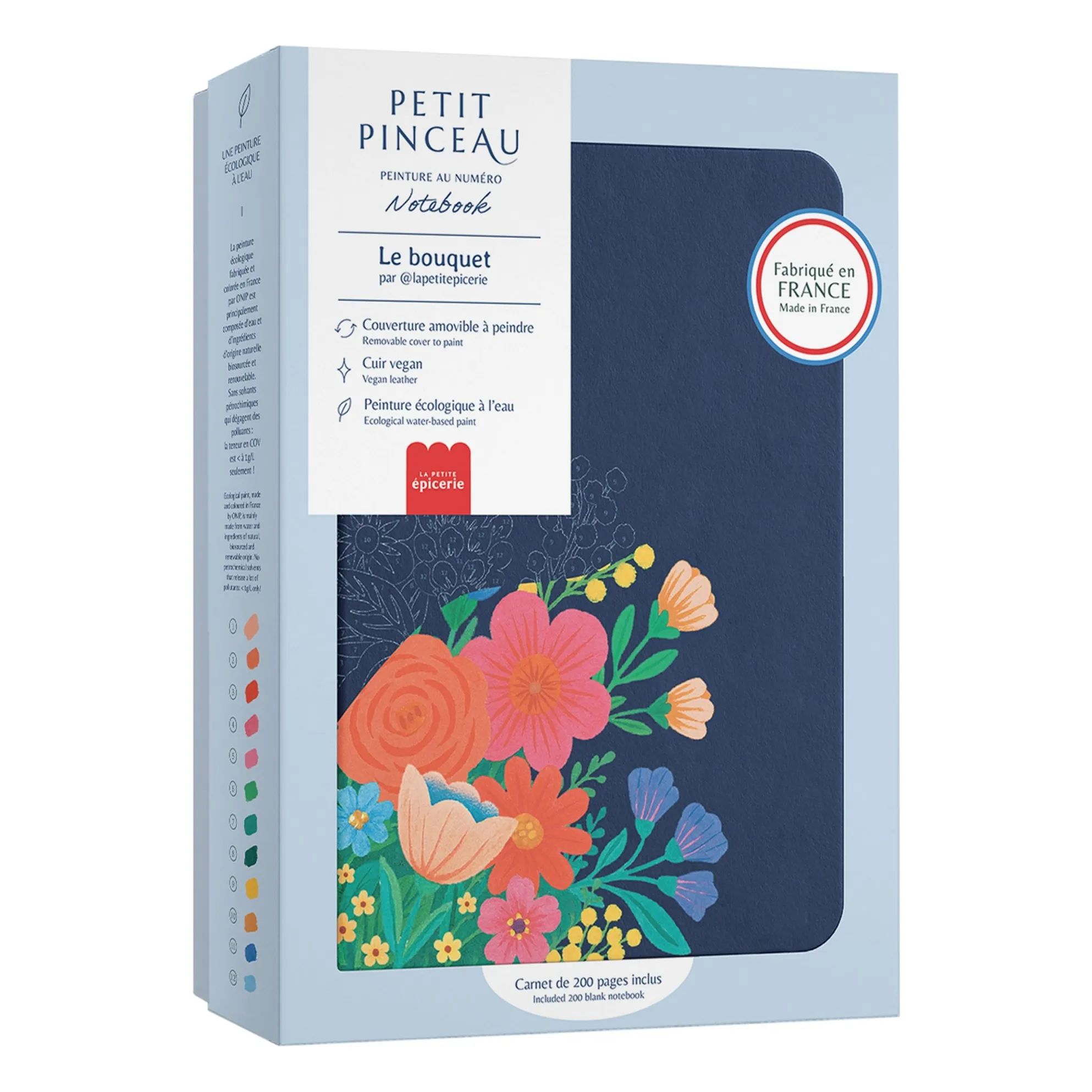 La Petite Épicerie Multicoloured Notebook To Paint - Bouquet