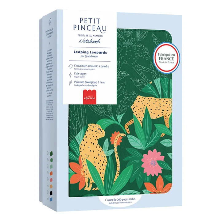 Notebook à peindre - Leaping Leopards- Image produit n°0