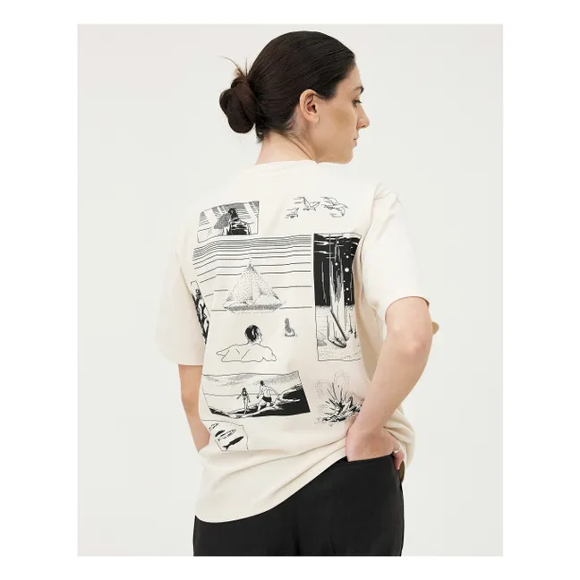York Merceron T-shirt Organic cotton | Off white