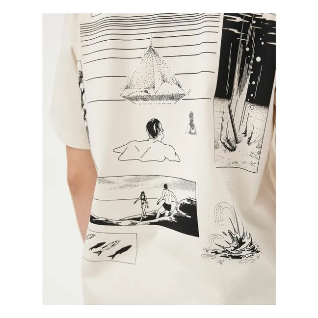 York Merceron T-shirt Organic cotton | Off white