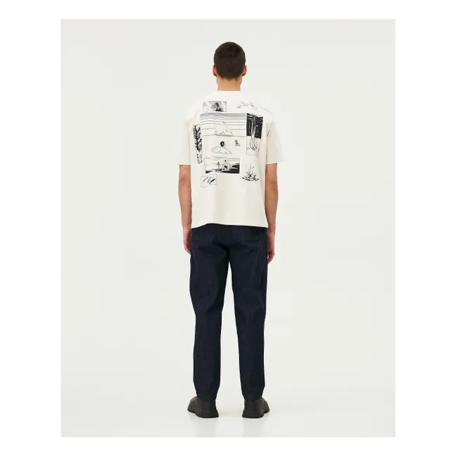York Merceron T-shirt Organic cotton | Off white