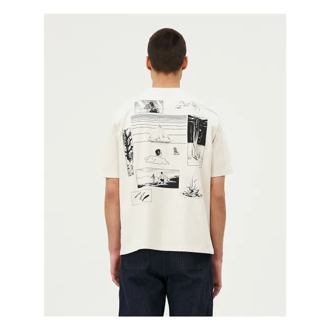 York Merceron T-shirt Organic cotton | Off white