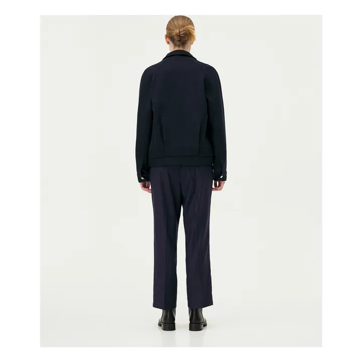 Veste Palma Laine Recyclée | Bleu marine- Image produit n°9