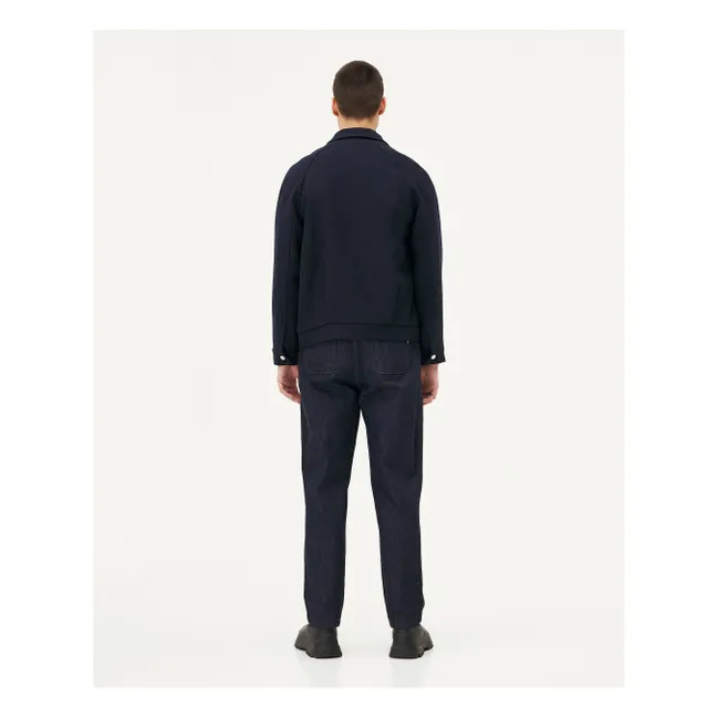 Giacca Palma in lana riciclata | Blu marino