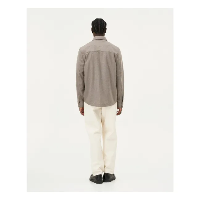 Sur-Chemise Ottawa Laine Vierge | Naturel