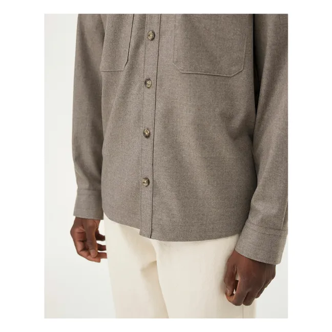 Sur-Chemise Ottawa Laine Vierge | Naturel