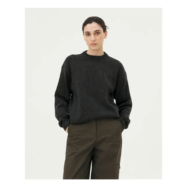 Pullover Malmo Merinowolle | Khaki