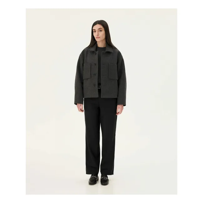 Giacca in lana Holar | Grigio antracite