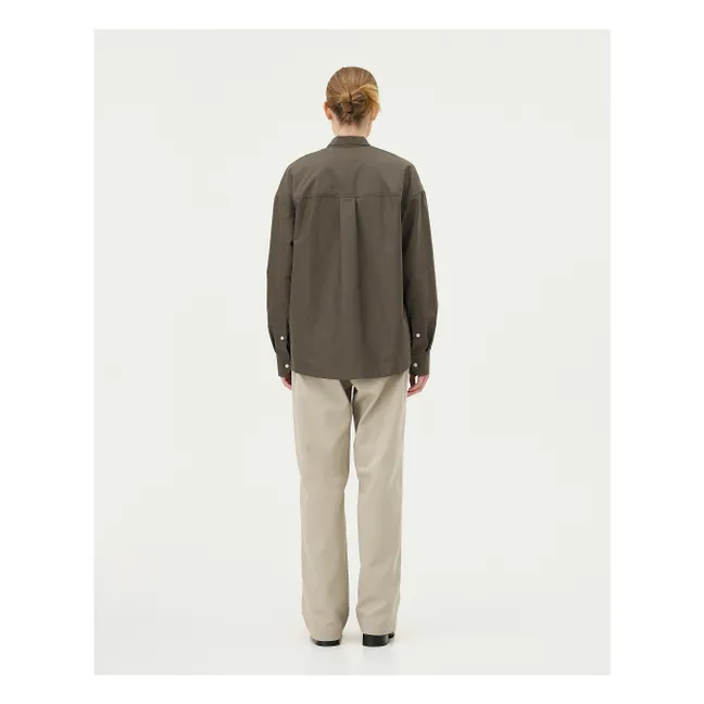 Hemd Bora Bio-Baumwolle | Khaki