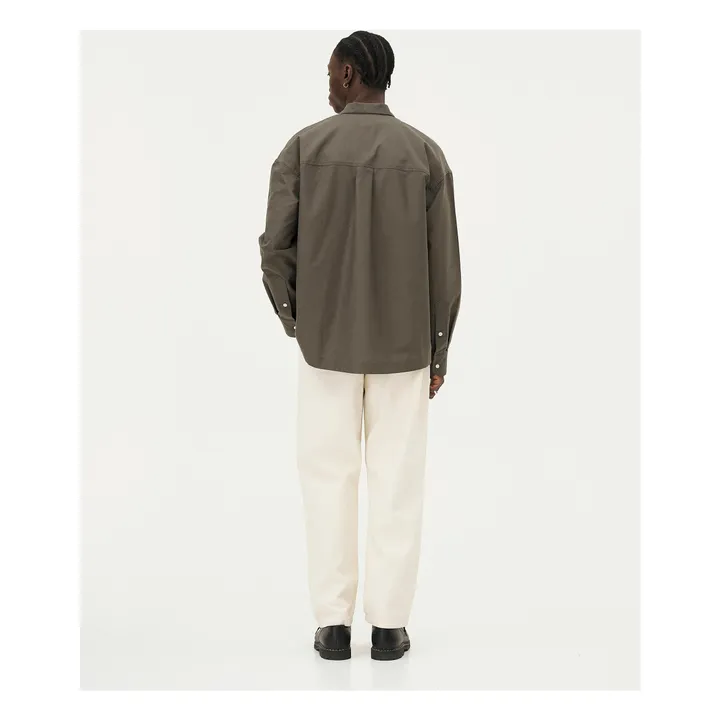 Bora organic cotton shirt | Khaki- Product image n°6
