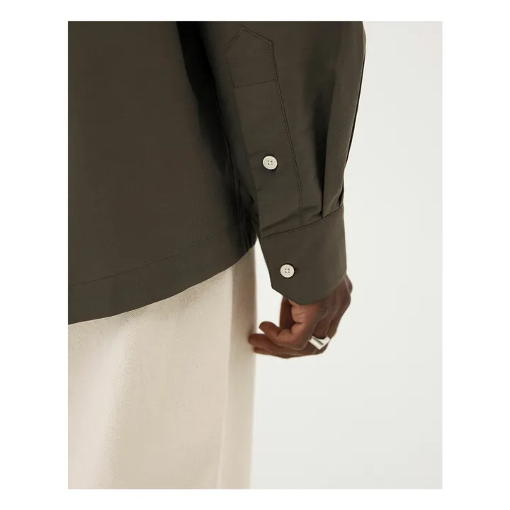 Bora organic cotton shirt | Khaki- Product image n°5