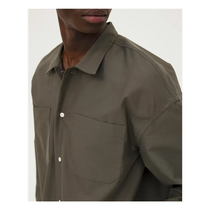 Bora organic cotton shirt | Khaki- Product image n°4