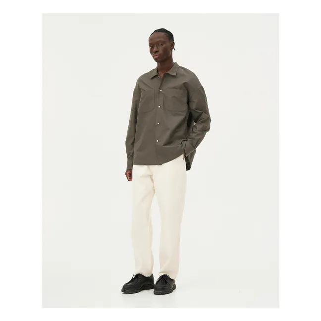 Hemd Bora Bio-Baumwolle | Khaki