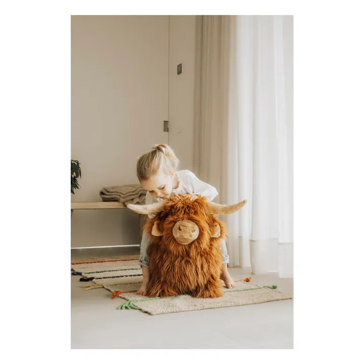 Vache Highlande à bascule | Marron- Image produit n°5