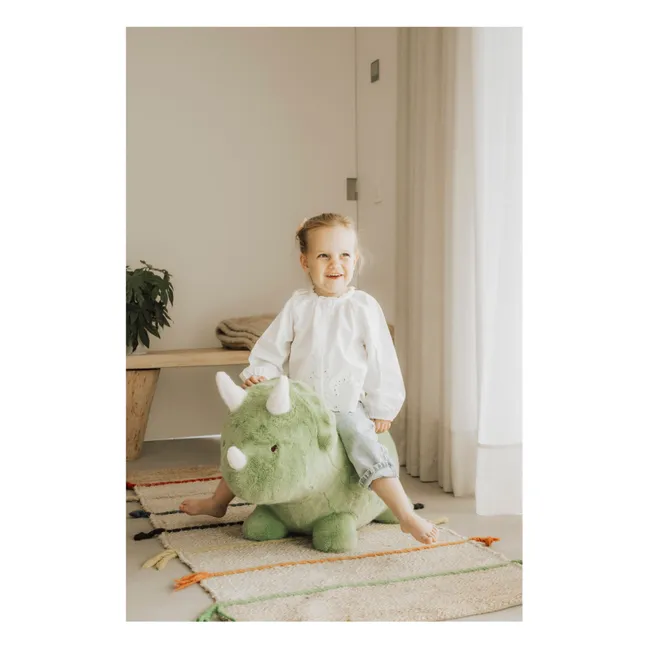 Dino saltarín | Verde