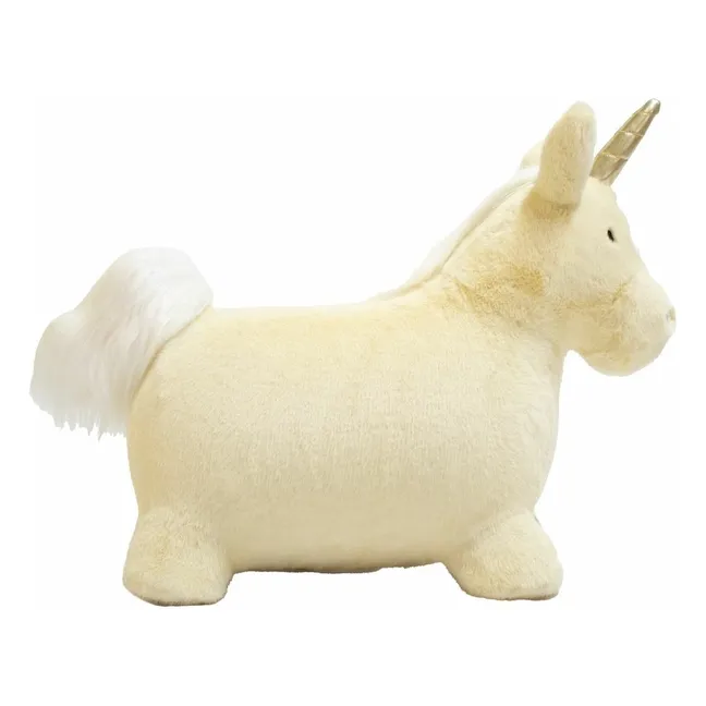 Hüpfendes Einhorn | Cremefarben