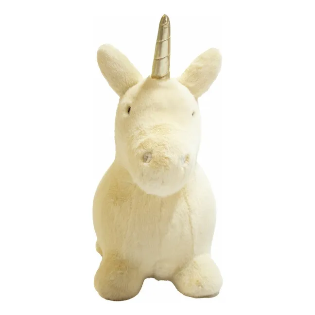 Hüpfendes Einhorn | Cremefarben