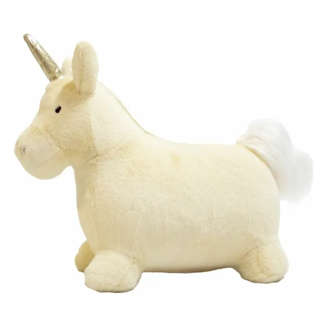 Bouncing unicorn | Cream