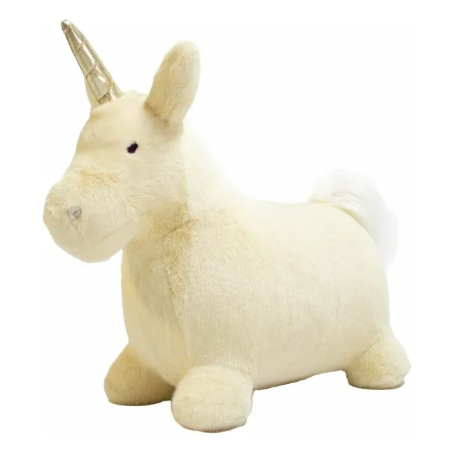 Hüpfendes Einhorn | Cremefarben