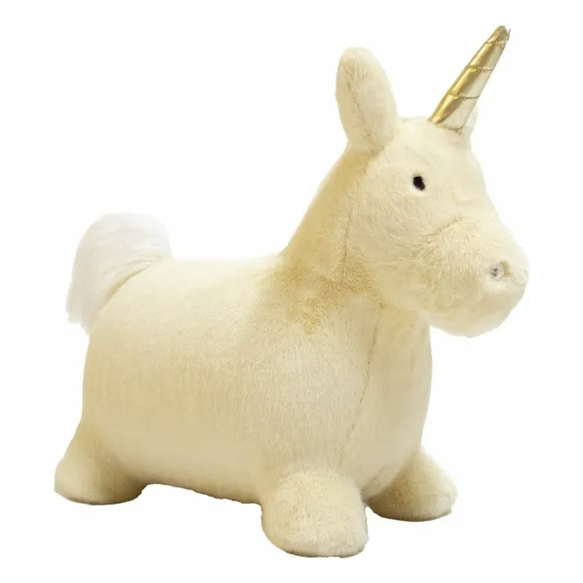 Hüpfendes Einhorn | Cremefarben