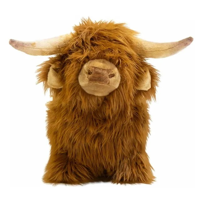 Vache Highlande à bascule | Marron