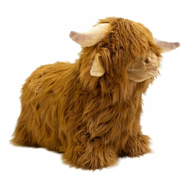 Vache Highlande à bascule | Marron- Image produit n°0