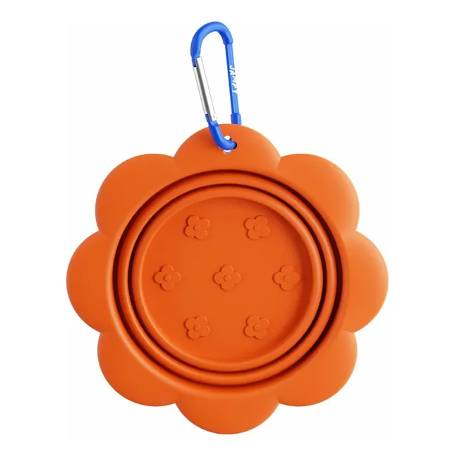 Gamelle de transport Flower | Orange