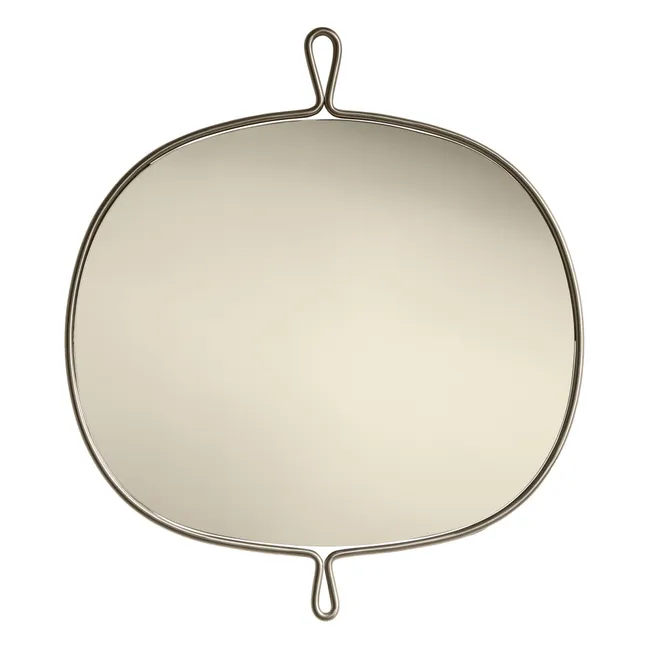 Arpège brushed stainless steel mirror | Steel