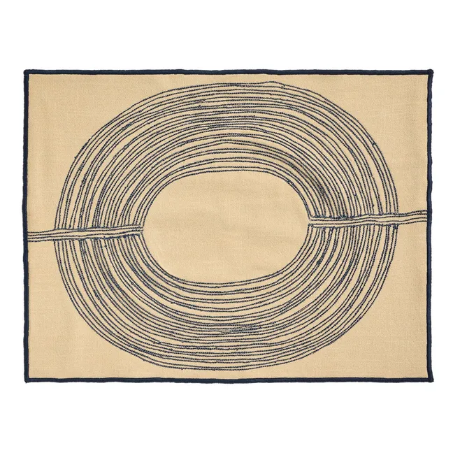 Tovaglietta ricamata Mirage | Blu