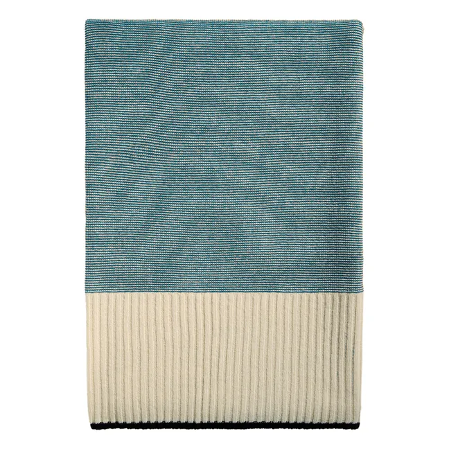 Sky wool blanket | Sarah Blue